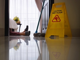 person fallen at work